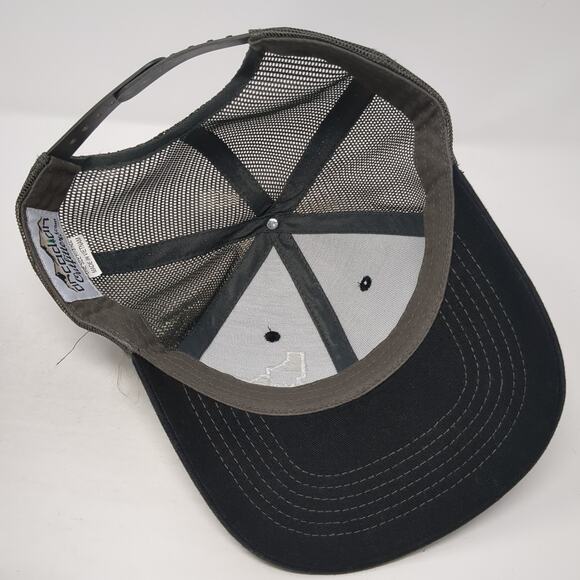 Idaho No Vacancy Snapback Trucker Hat Black OS Adjustable Arcadian Outfitters - Picture 7 of 9